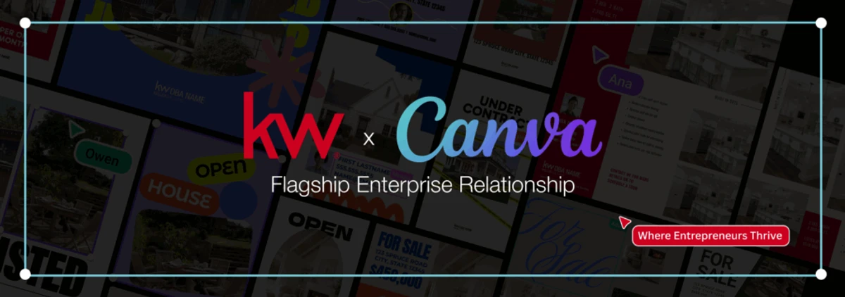 Keller Williams and Canva flagship enterprise relationship